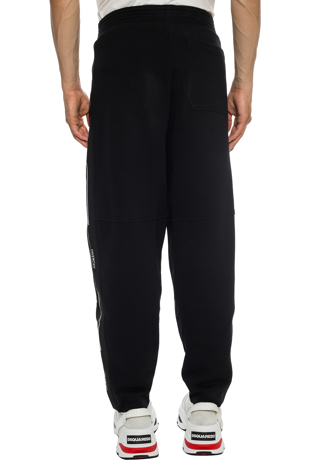 Givenchy side clearance stripe pants